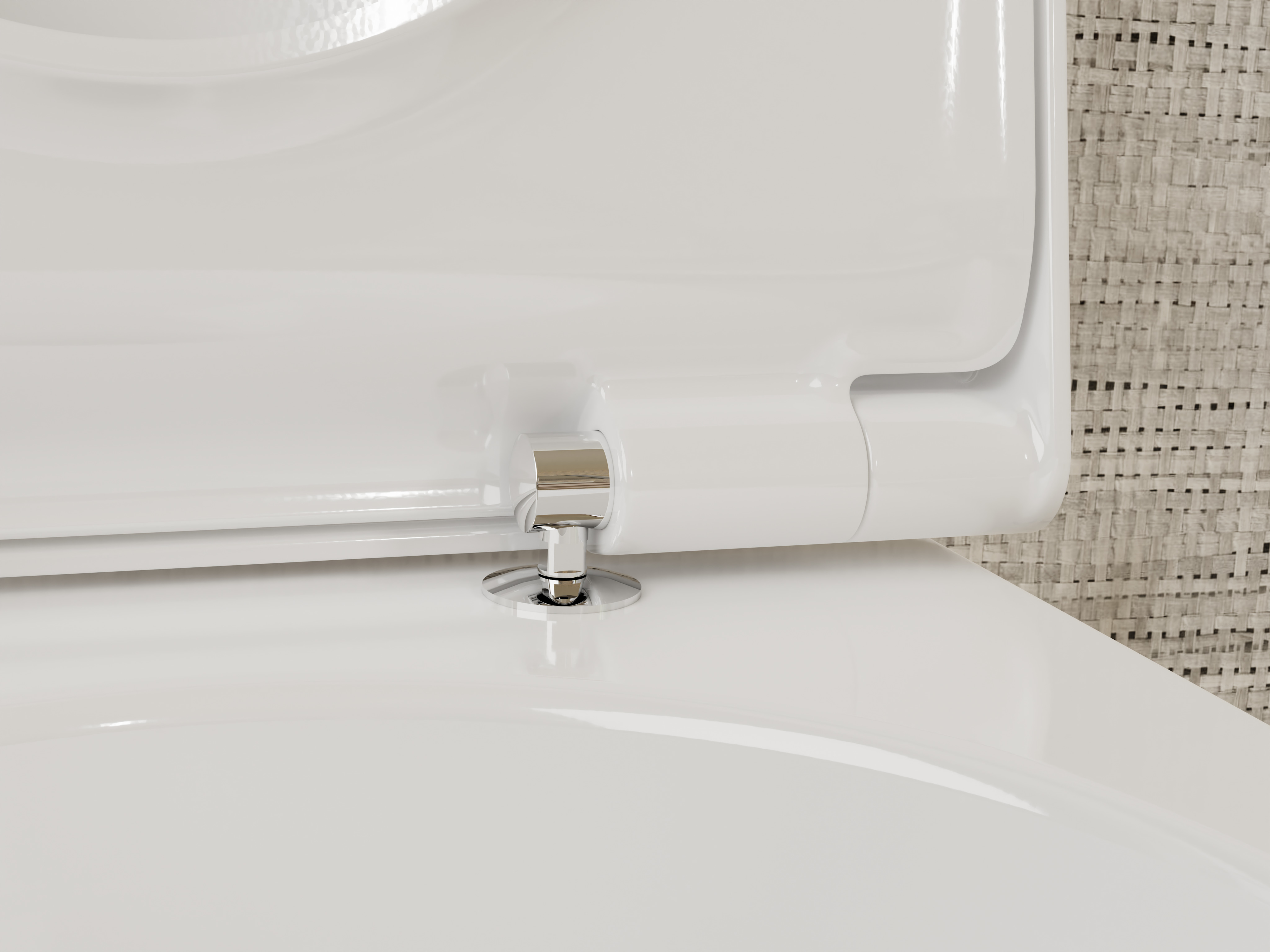 hansgrohe Sieges de WC EluPura S Siege et couvercle de WC EluPura S avec fixation superieure SoftClose et QuickRelease N article 60197450