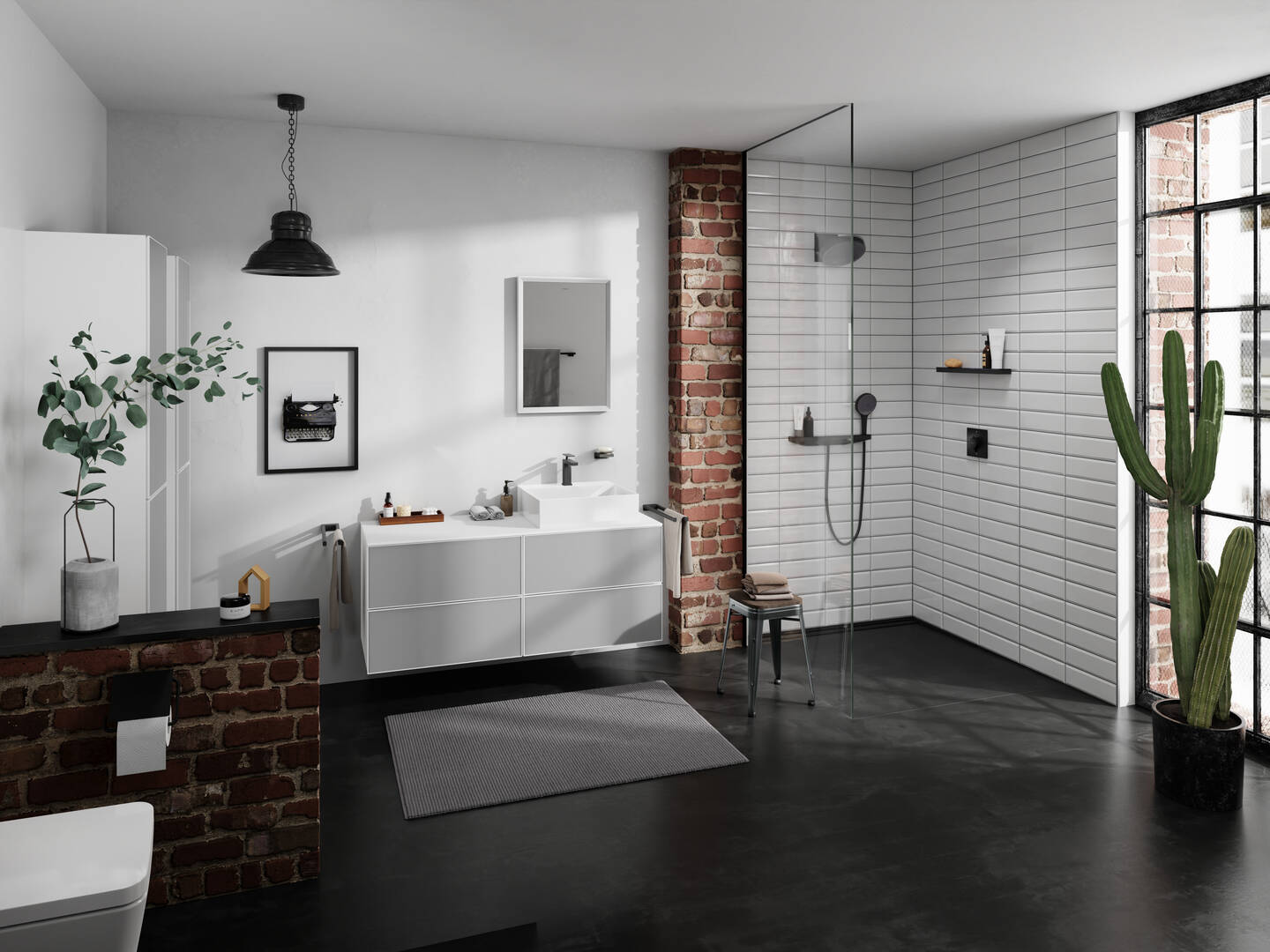 Close-Up: Spiegel mit LED-Beleuchtung 500/50 kapazitiver Berührungssensor 4