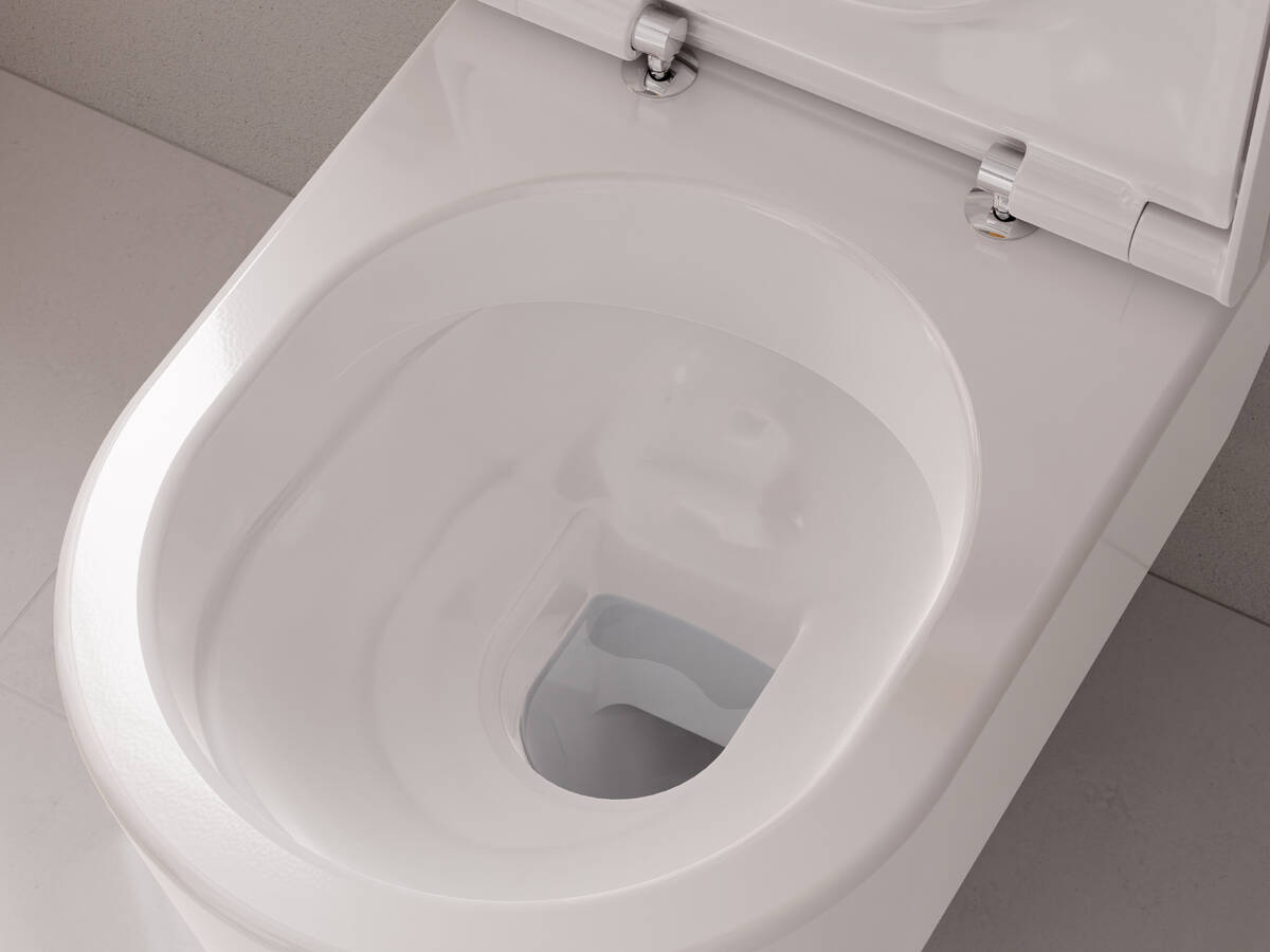 hansgrohe Toilets: EluPura S, Wall hung WC 540 AquaFall Flush, Item No ...