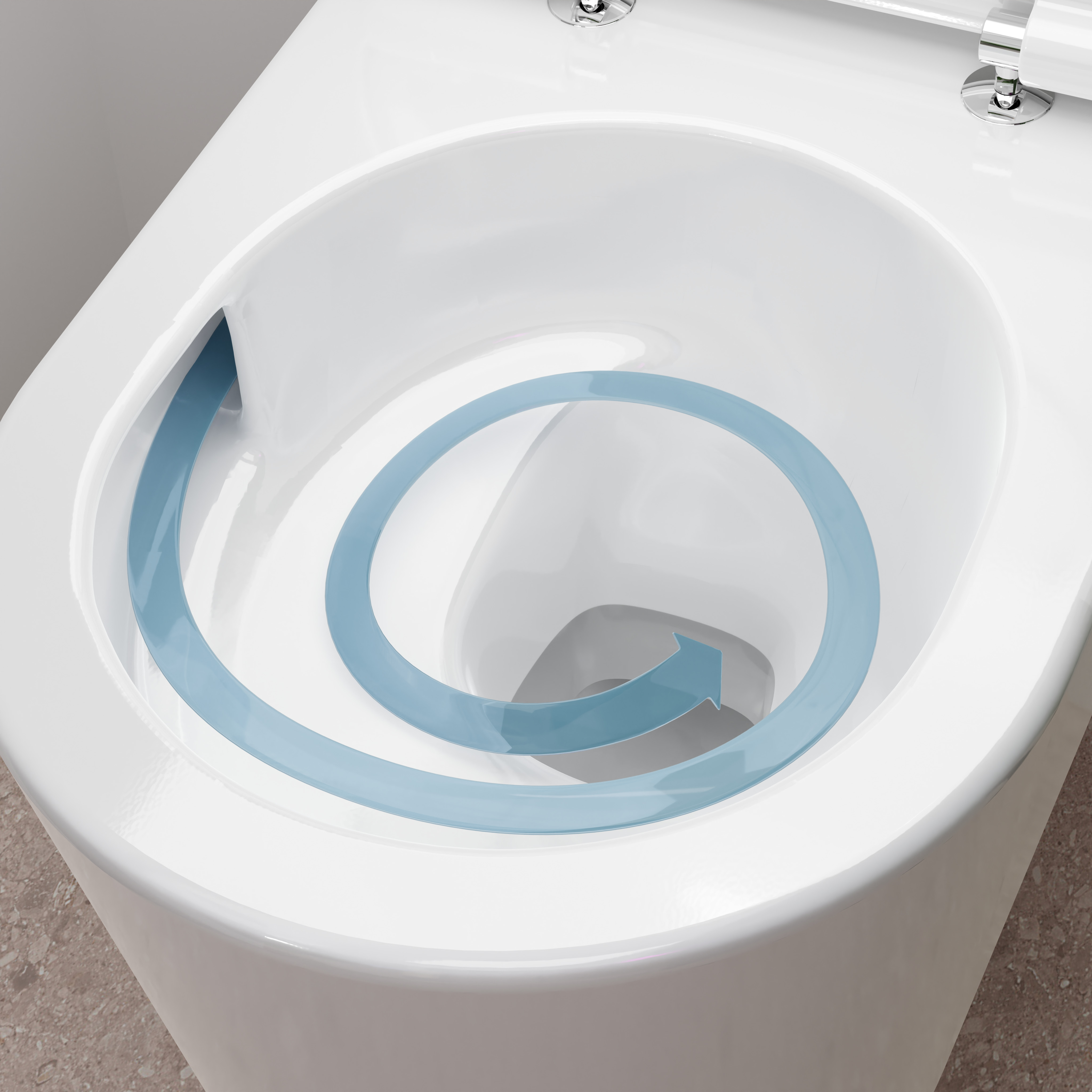 Hansgrohe Toilet Combinations: EluPura S, Wall Hung WC Set 540 Rimless ...