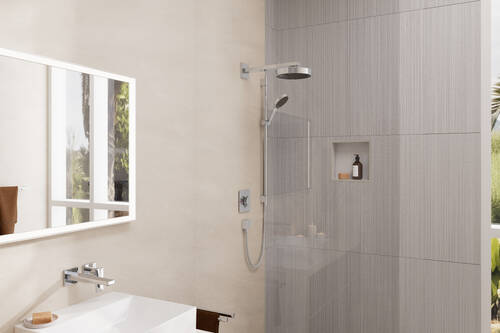 ShowerSelect Comfort E Shower mixers: single lever, 2 functions, Chrome ...
