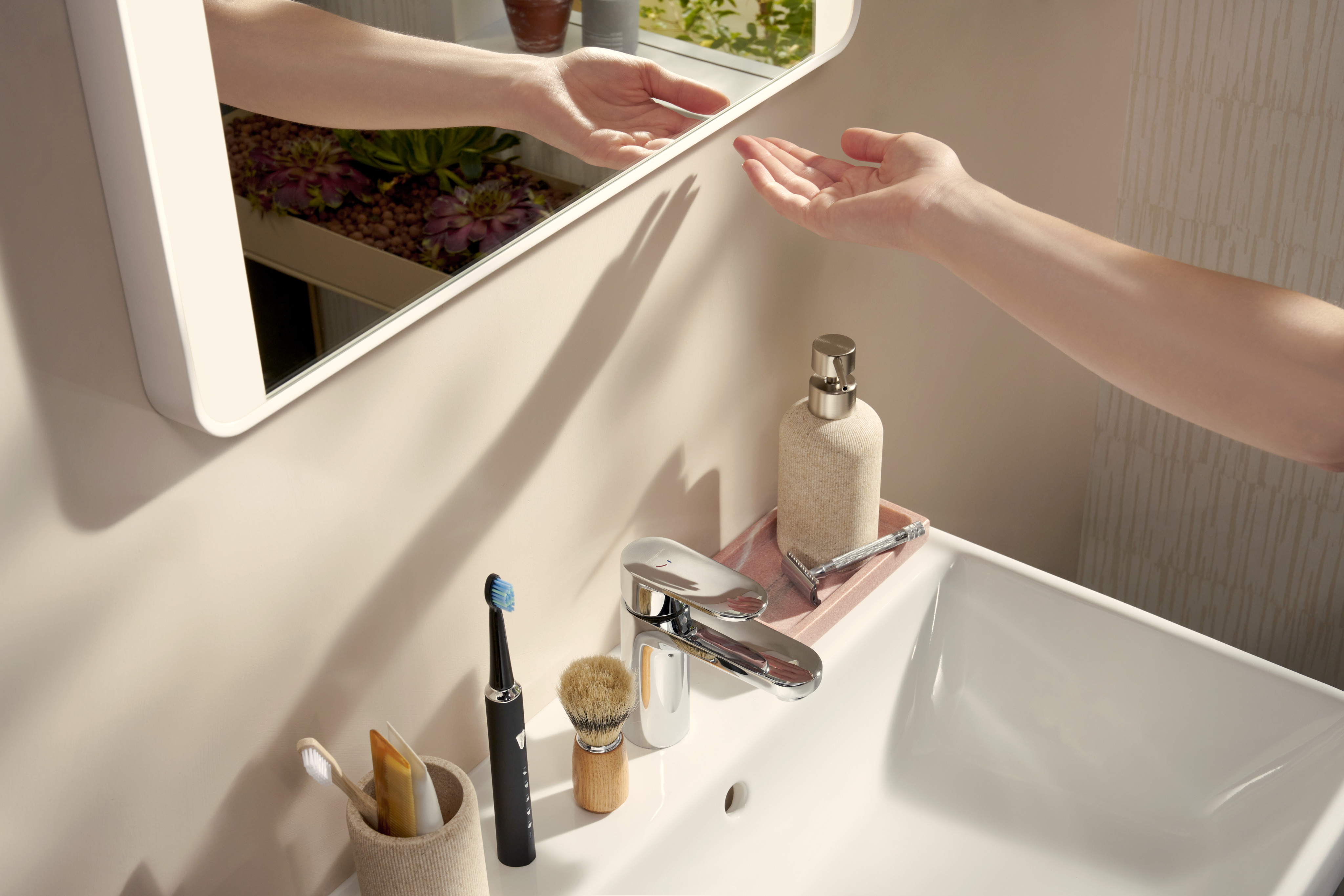 Fermer : Miroir avec lumières LED latérales 500/30 Capteur infrarouge 1