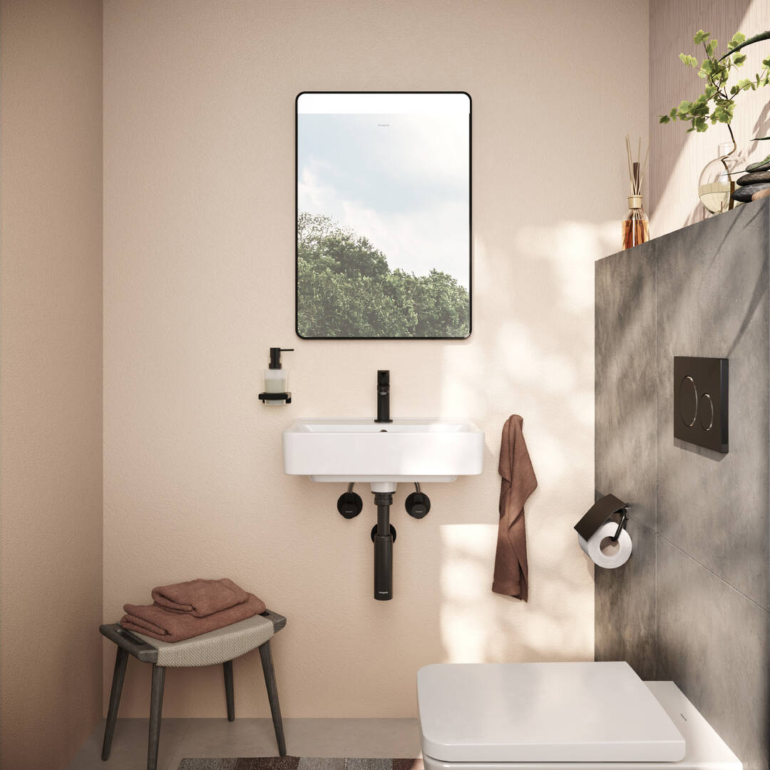 Close-up: Spegel med horisontell LED-belysning 500/30  IR sensor