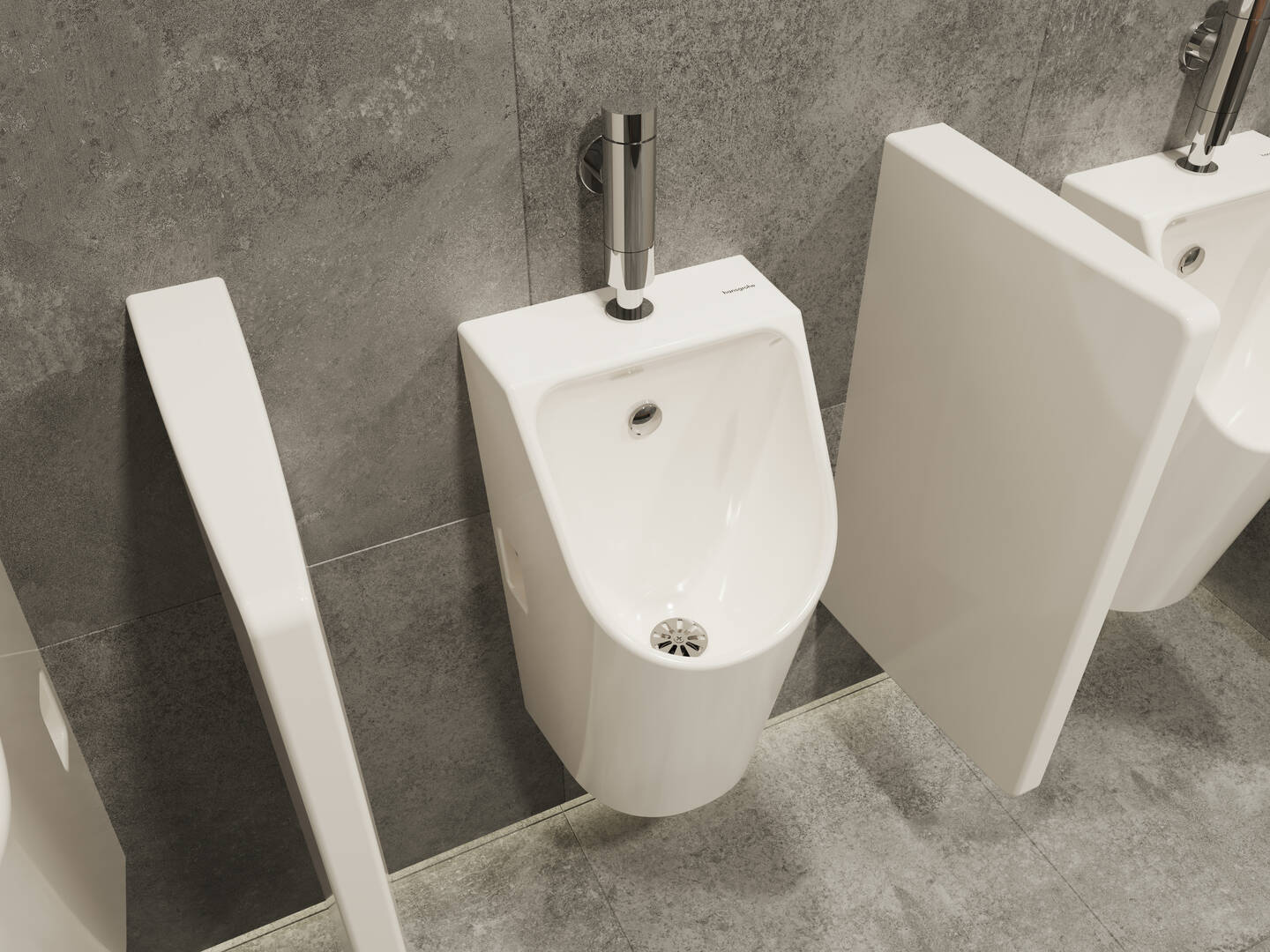 hansgrohe urinals: EluPura Original S, Urinal with rear water supply ...