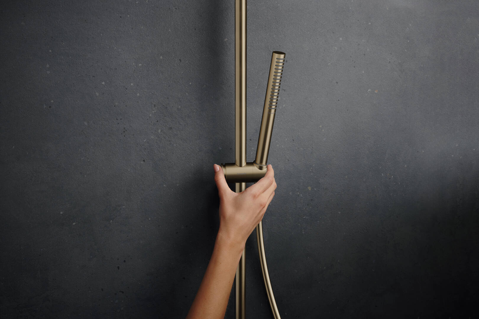 Close-up: Showerpipe 260 1jet EcoSmart with Ecostat Fine 1