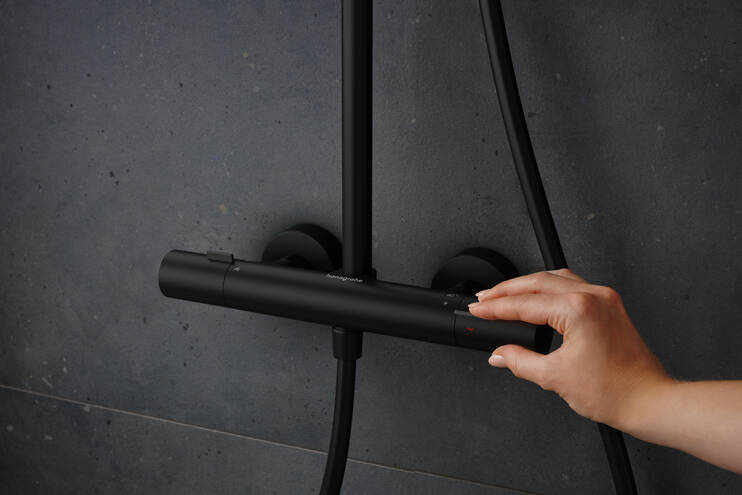 Fermer : Colonne de douche 260 1jet avec mitigeur thermostatique Ecostat Fine 3