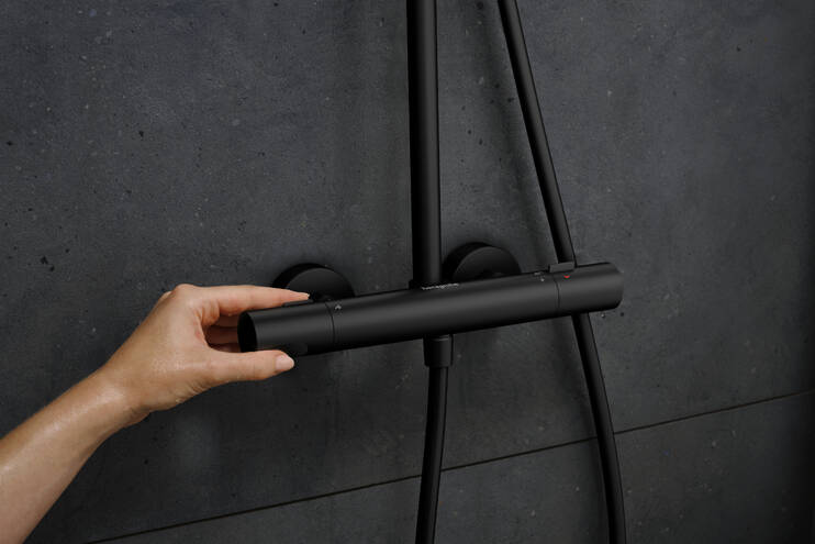 Fermer : Colonne de douche 260 1jet avec mitigeur thermostatique Ecostat Fine 2