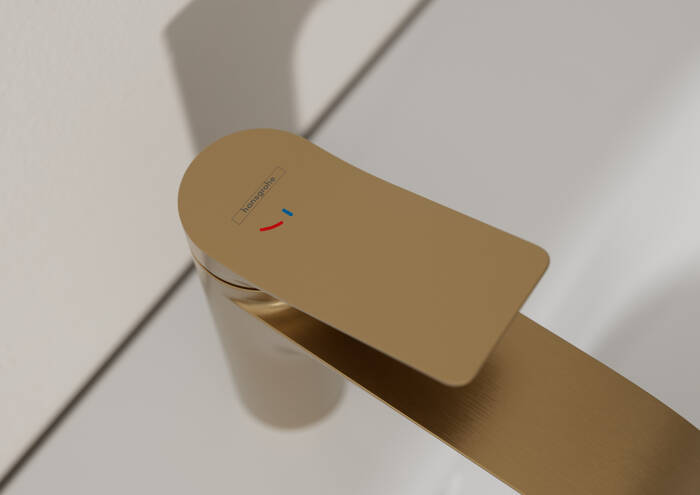 Primer plano: Mezclador monomando de lavabo 110 CoolStart sin vaciador automático 1