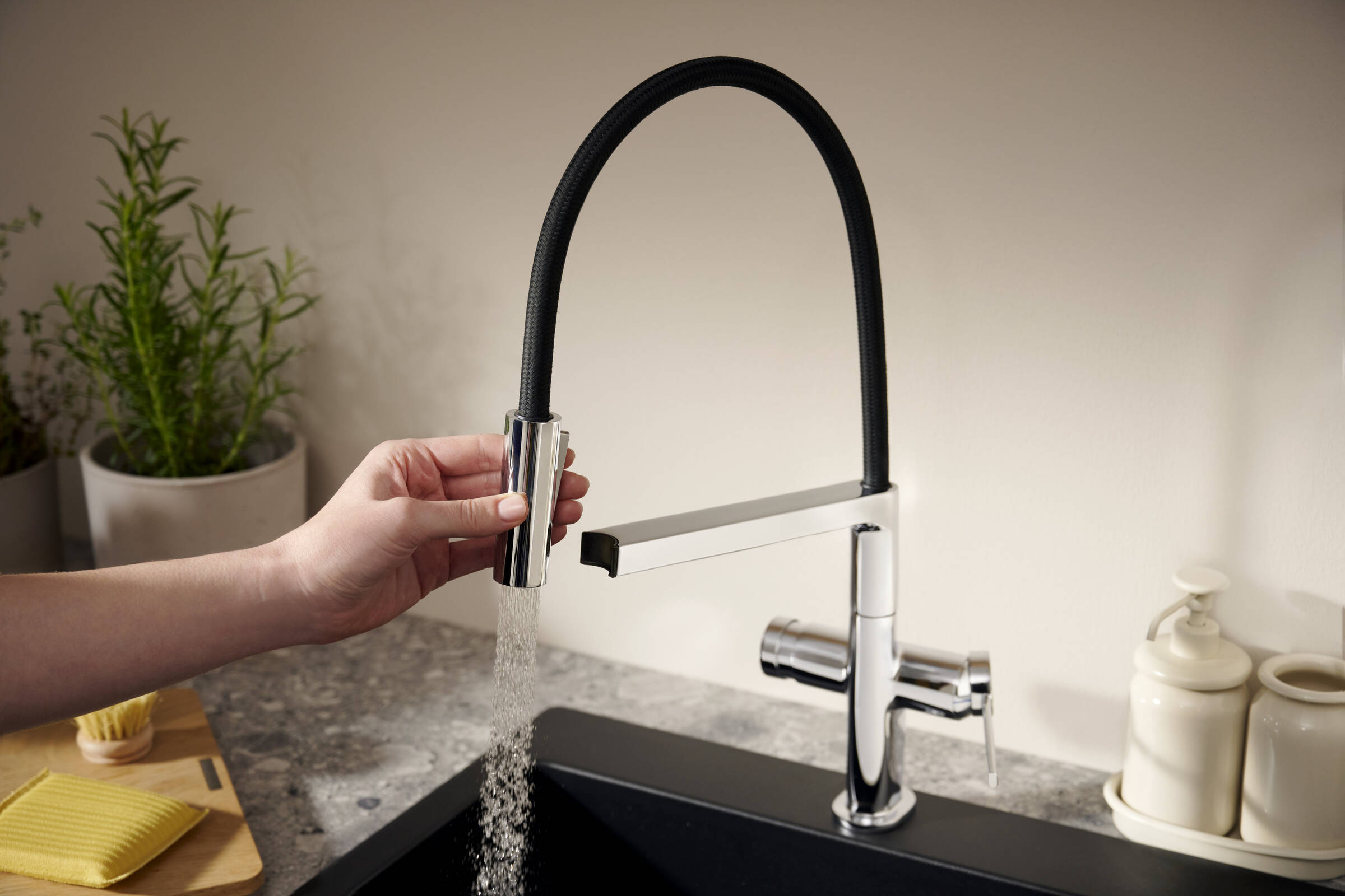 hansgrohe Kitchen mixers: Aquno Select M81, Single lever kitchen 
