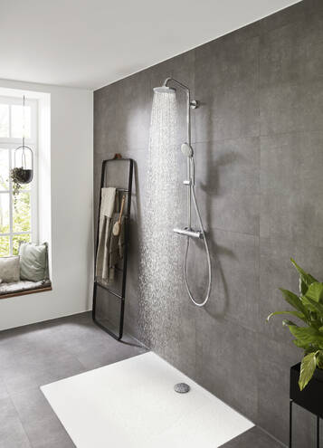 Close-up: Showerpipe 160 1jet with thermostat 4