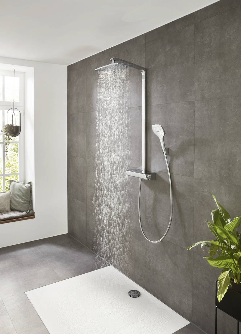 Detailní pohled: Showerpipe 360 1jet EcoSmart s termostatem 4
