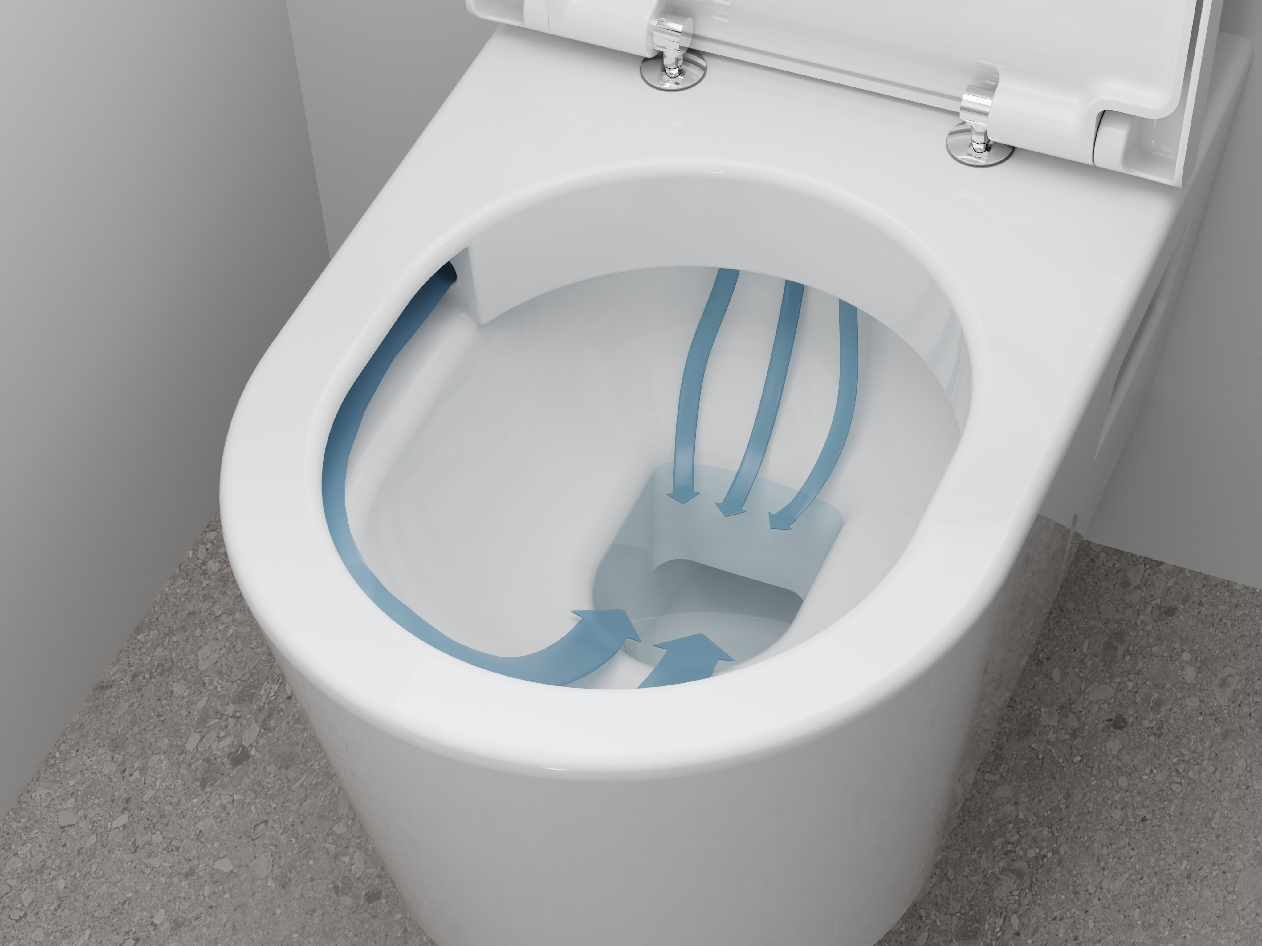 hansgrohe Toilets: EluPura Original S, Floorstanding WC