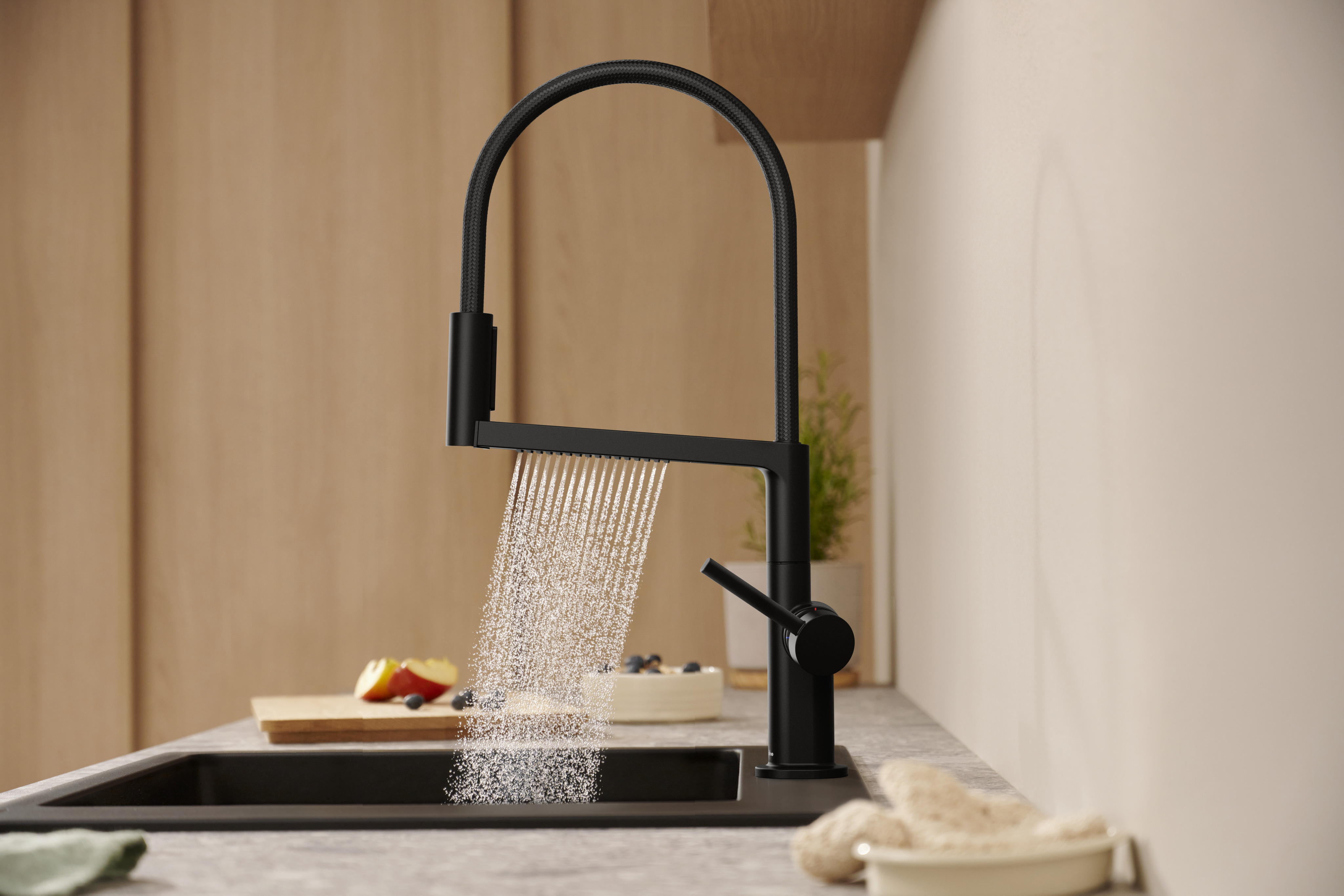 Fermer : Mitigeur de cuisine Semi-Pro  3 jets