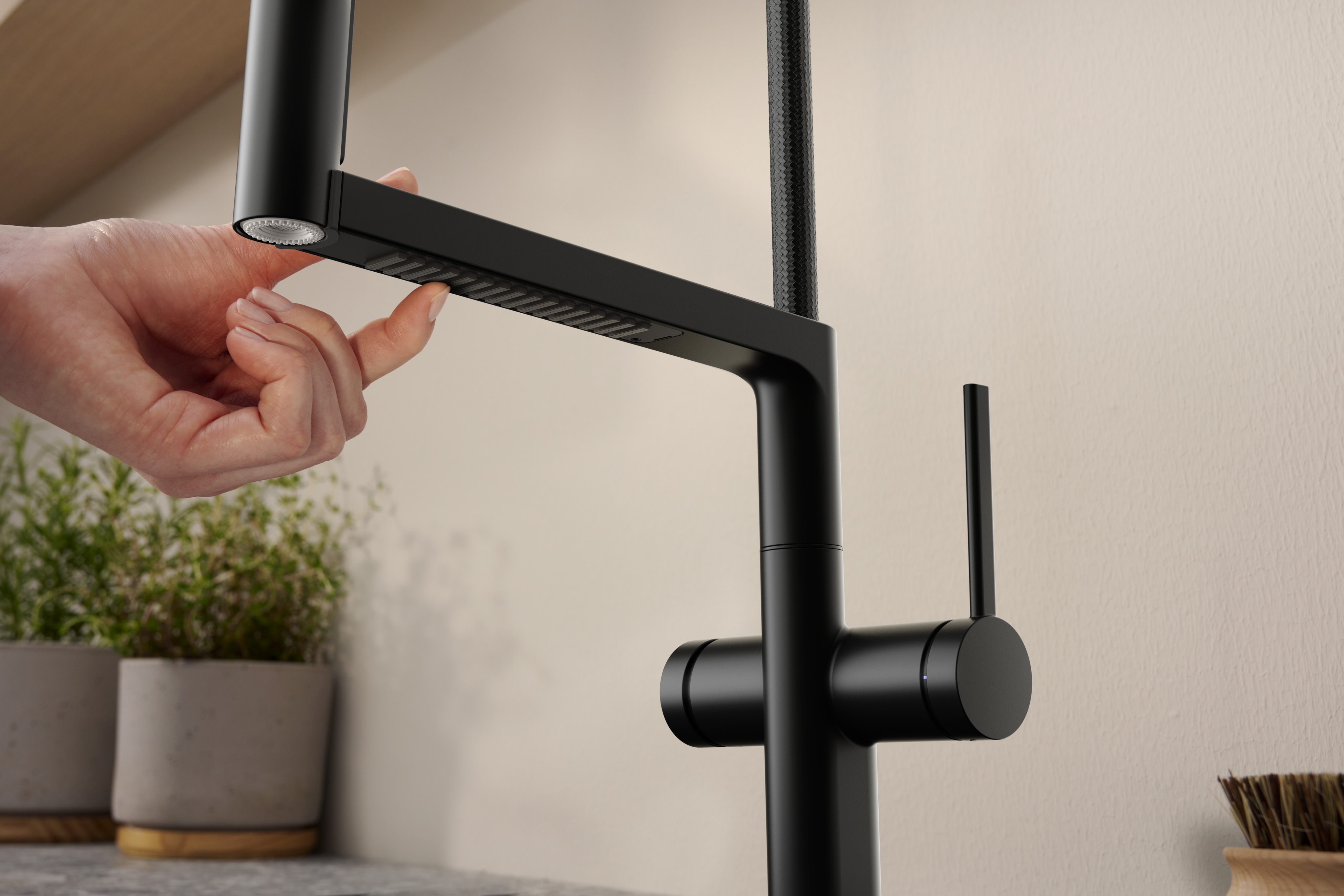 Fermer : Mitigeur de cuisine Semi-Pro  3 jets