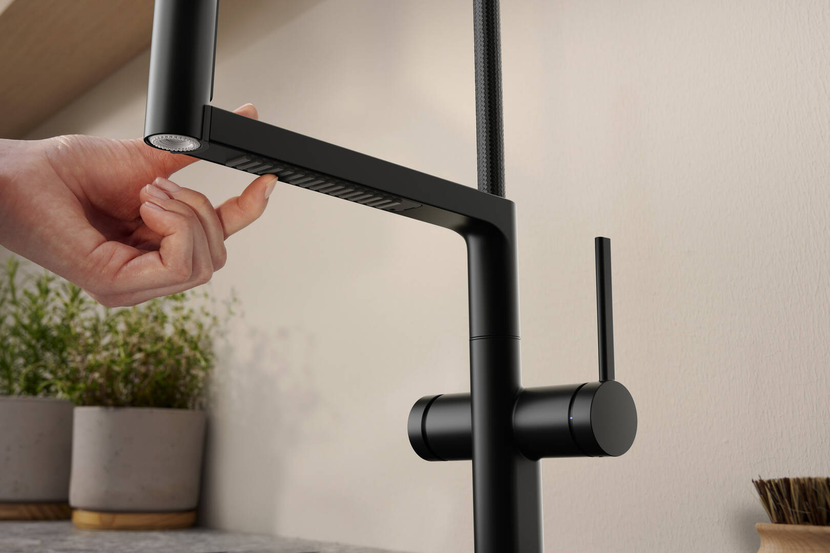 Fermer : Mitigeur de cuisine Semi-Pro  3 jets