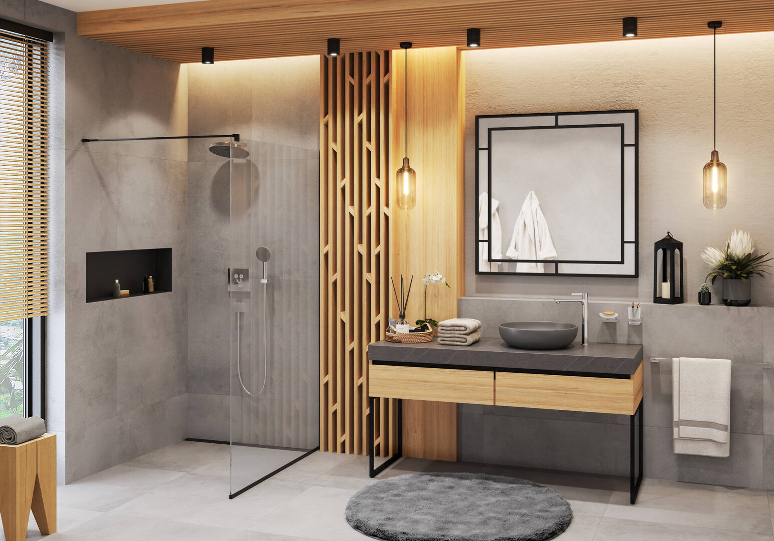 Close-Up: Wandanschluss für Kopfbrause 260 2