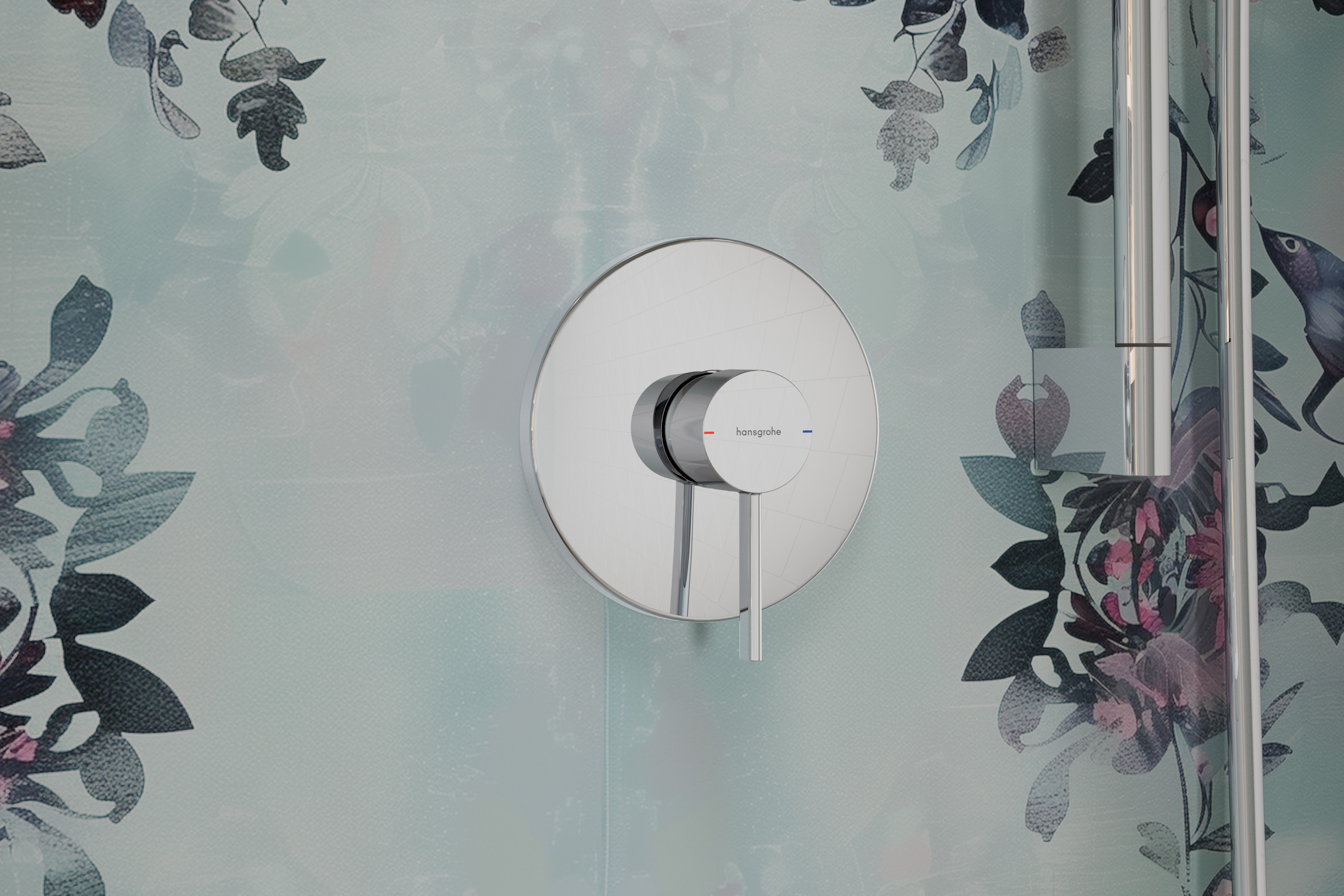 Close-up: Single lever shower mixer for concealed installation for iBox universal 1