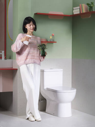 放大: WC seat and cover elongated with SoftClose and QuickRelease 1