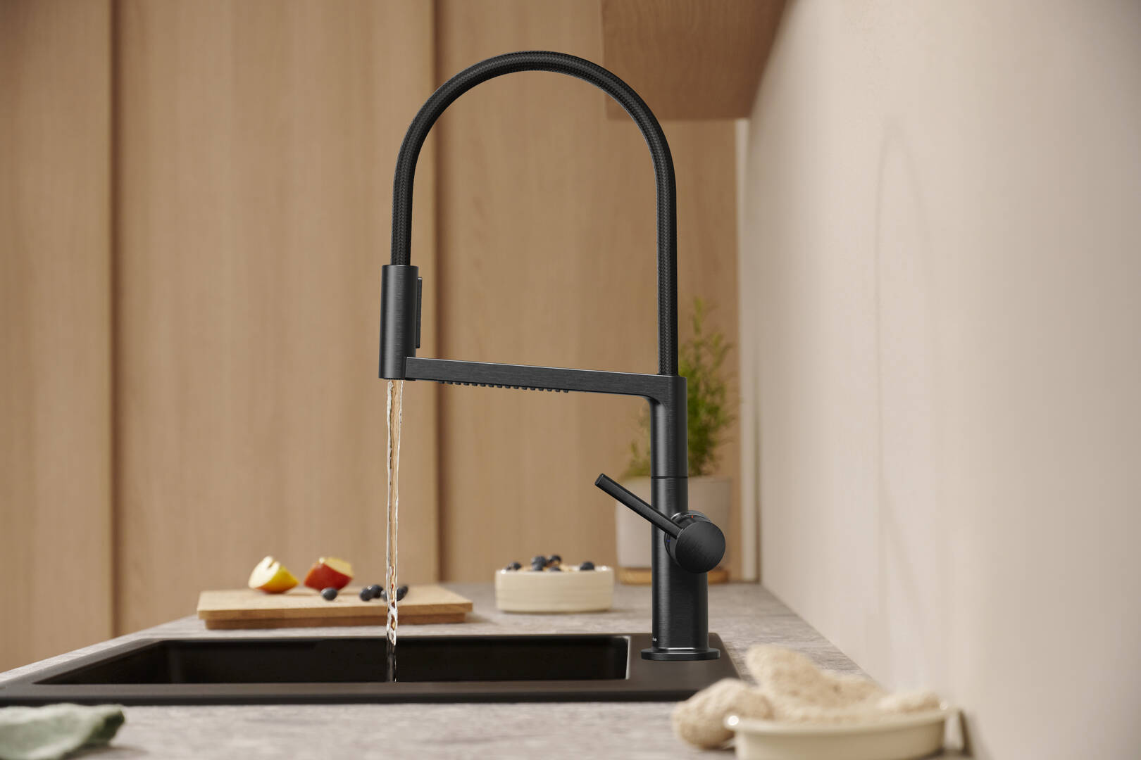 Fermer : Mitigeur de cuisine Semi-Pro  3 jets