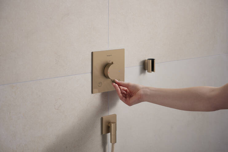 Close-up: Termostat för inbyggnad 2 funktioner 2