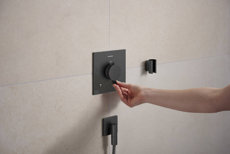 Close-up: Duschhållare 1