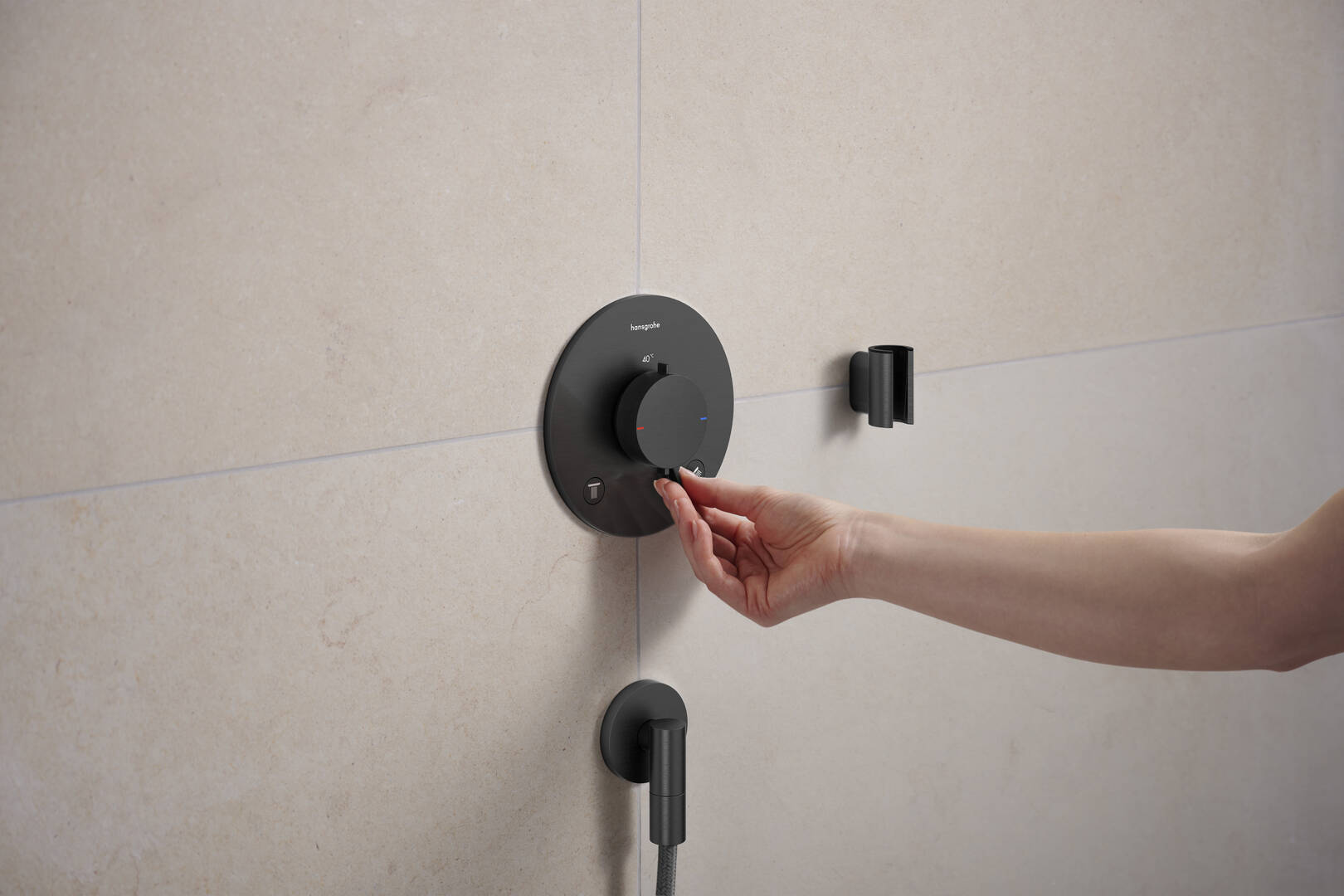 Close-up: Duschhållare 3