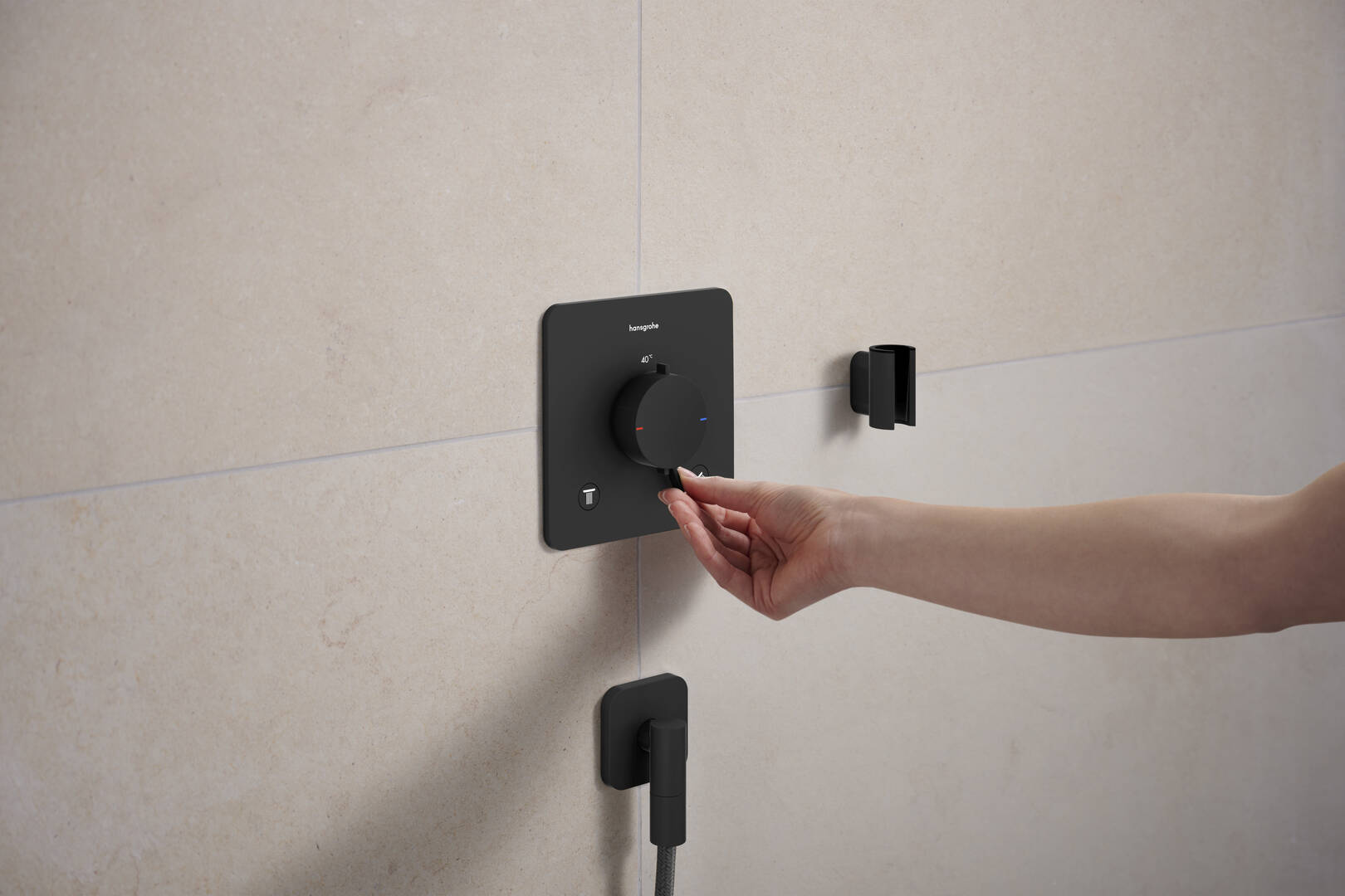 Close-up: Duschhållare 8