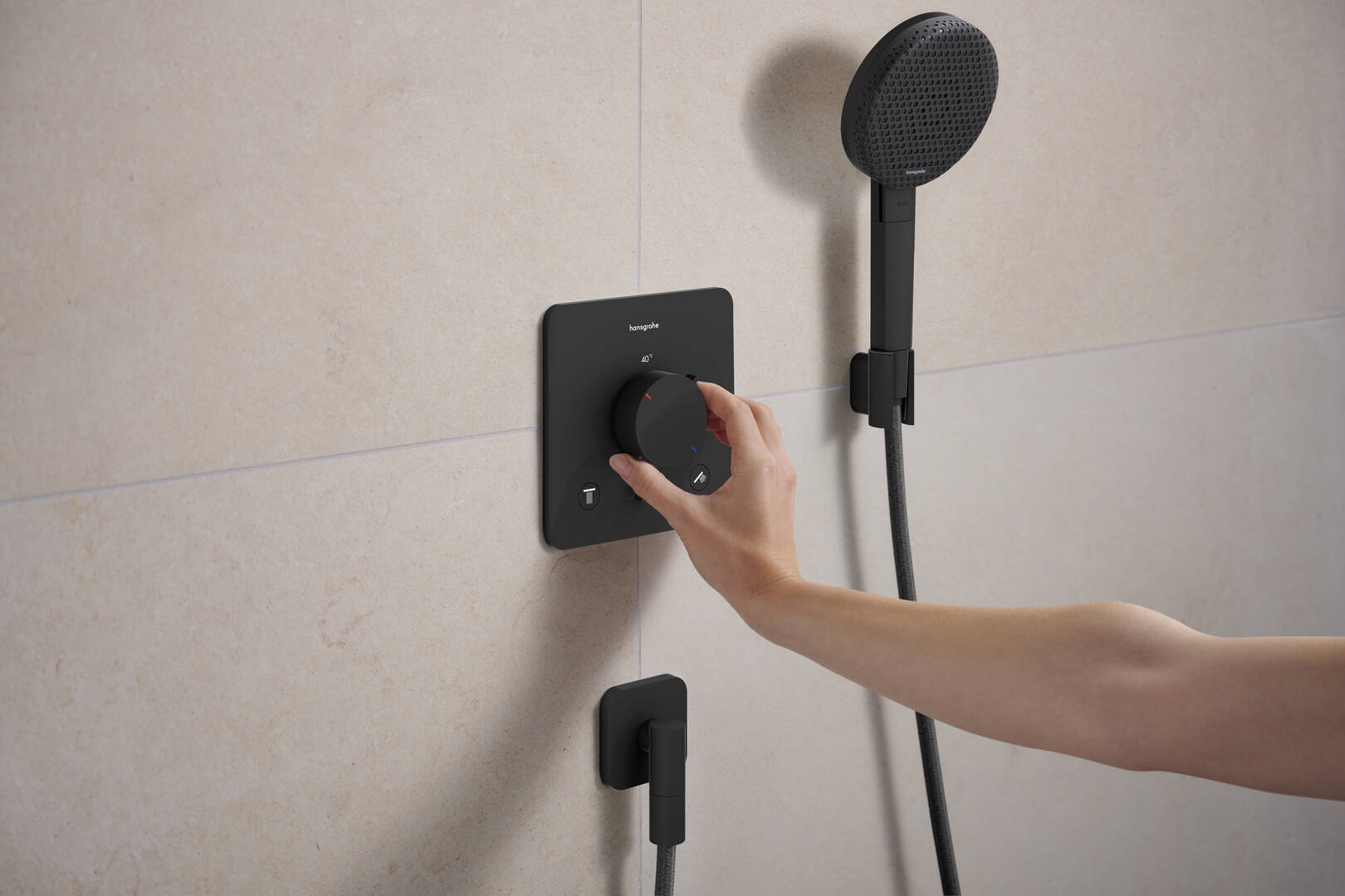 Close-up: Duschhållare 6