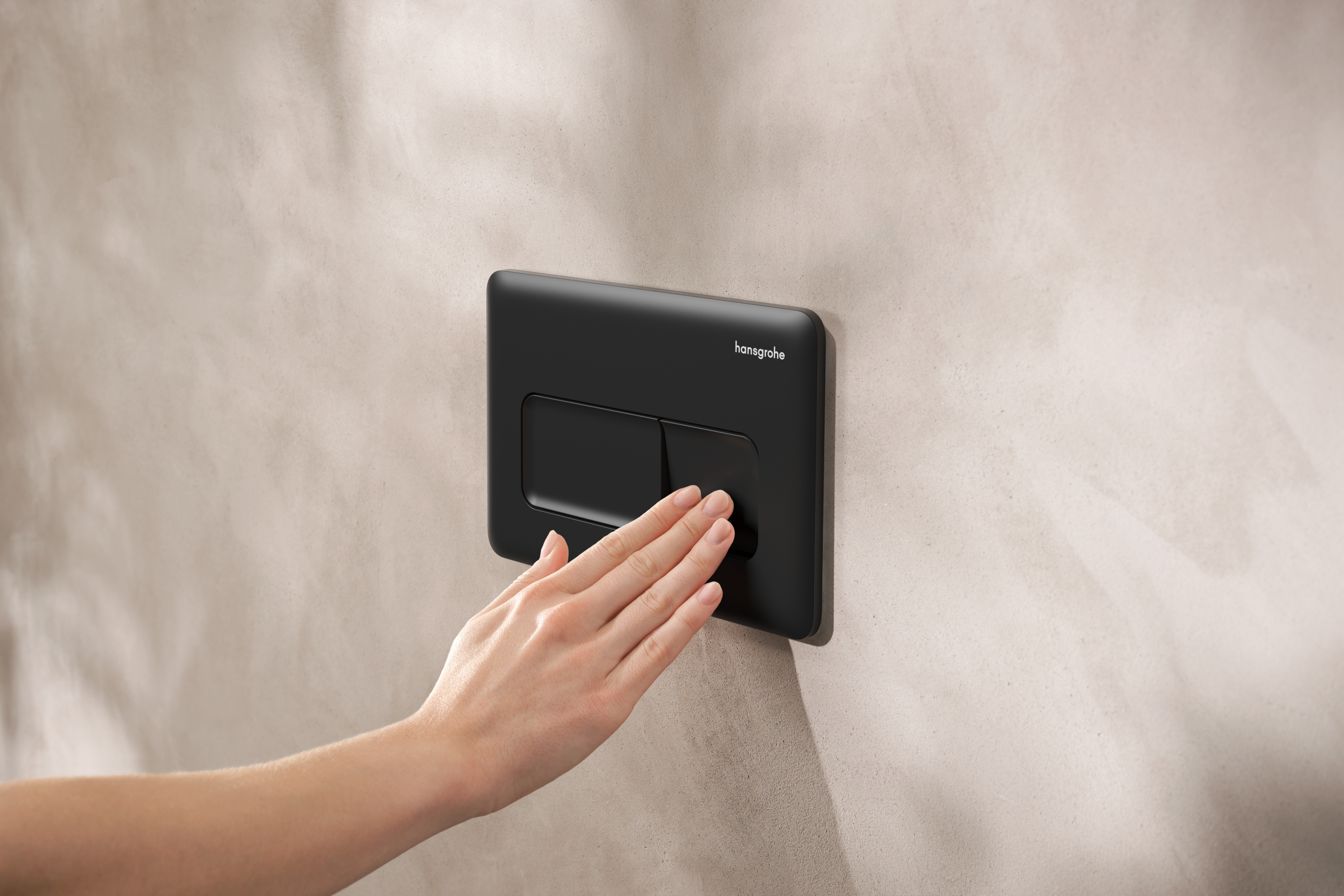 Primer plano: Pulsador de doble descarga 1