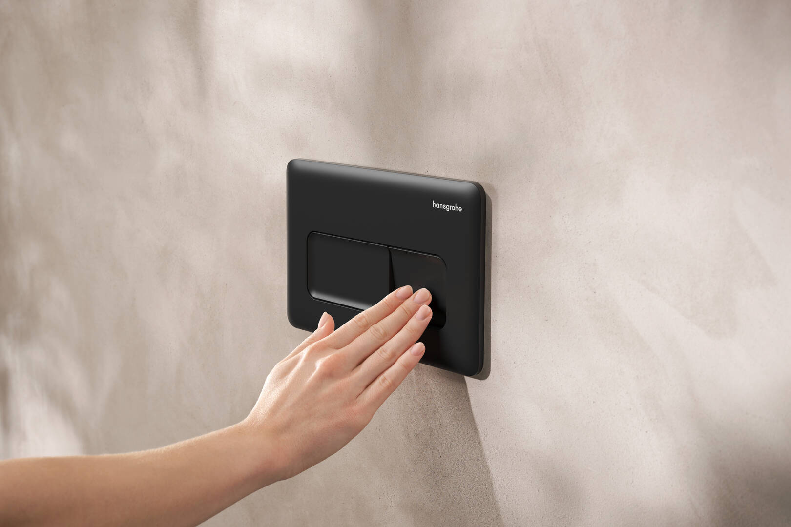 Primer plano: Pulsador de doble descarga 1