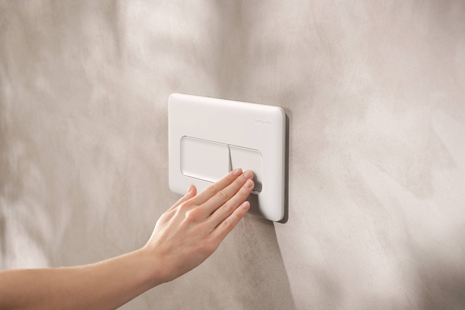 Primer plano: Pulsador de doble descarga 1