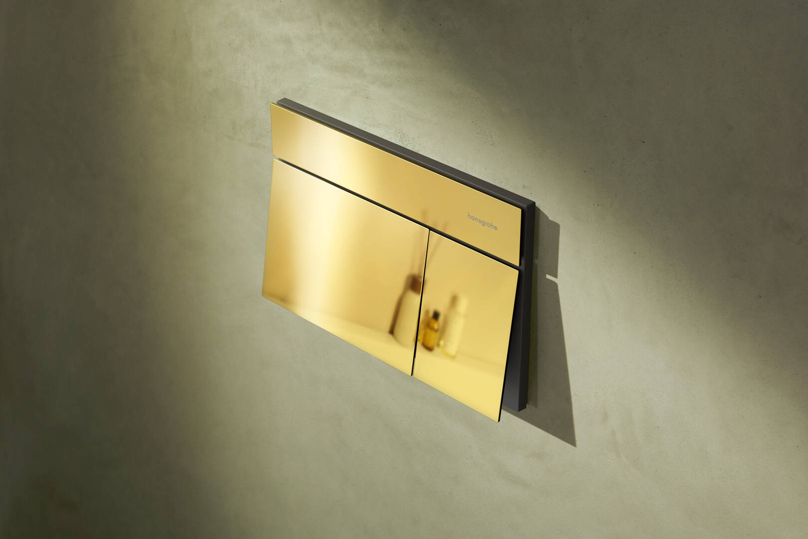 Close-Up: Betätigungsplatte für 2-Mengen-Spülung 1