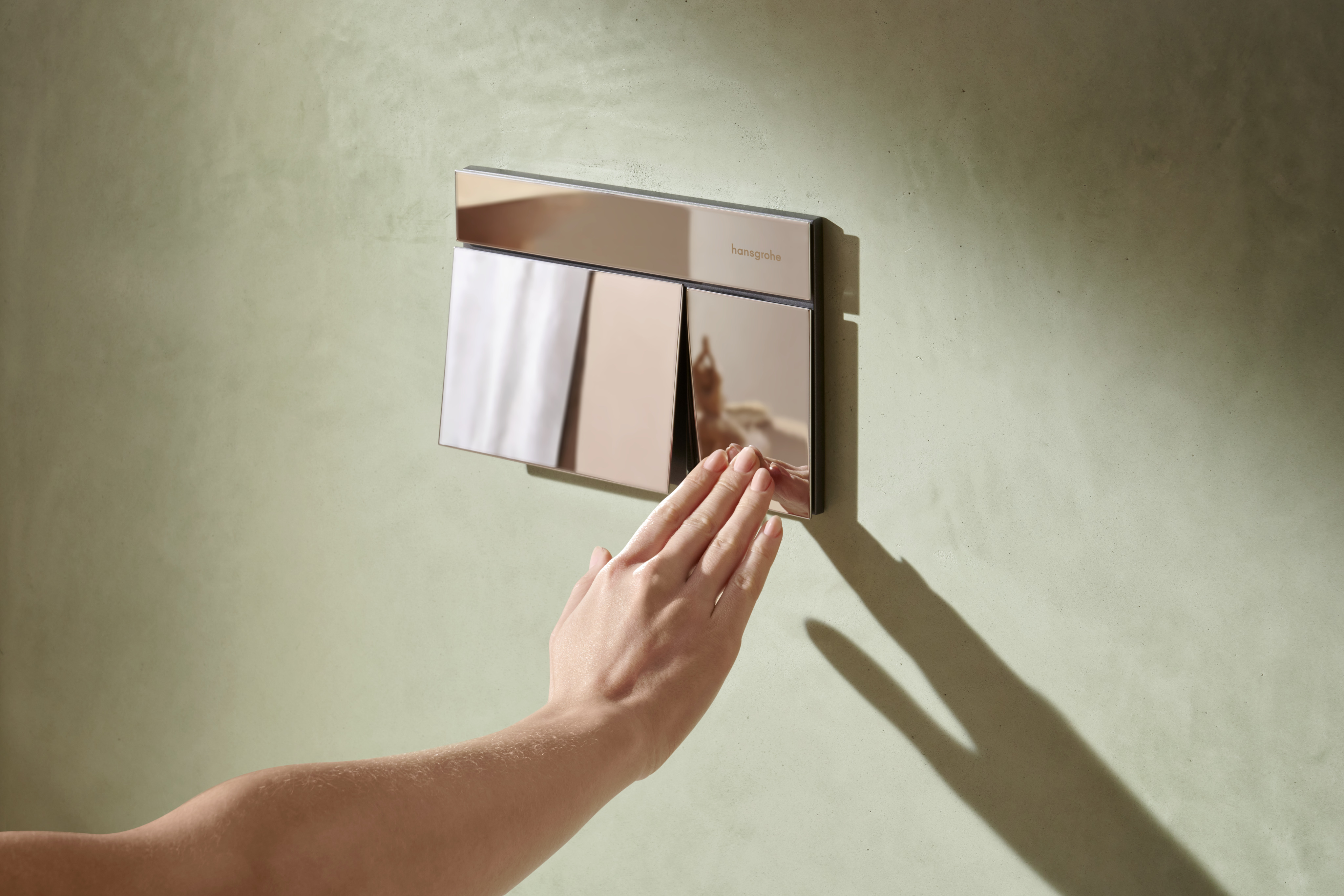 Detailný pohľad: Splachovacie tlačidlo pre splachovanie dual flush 2