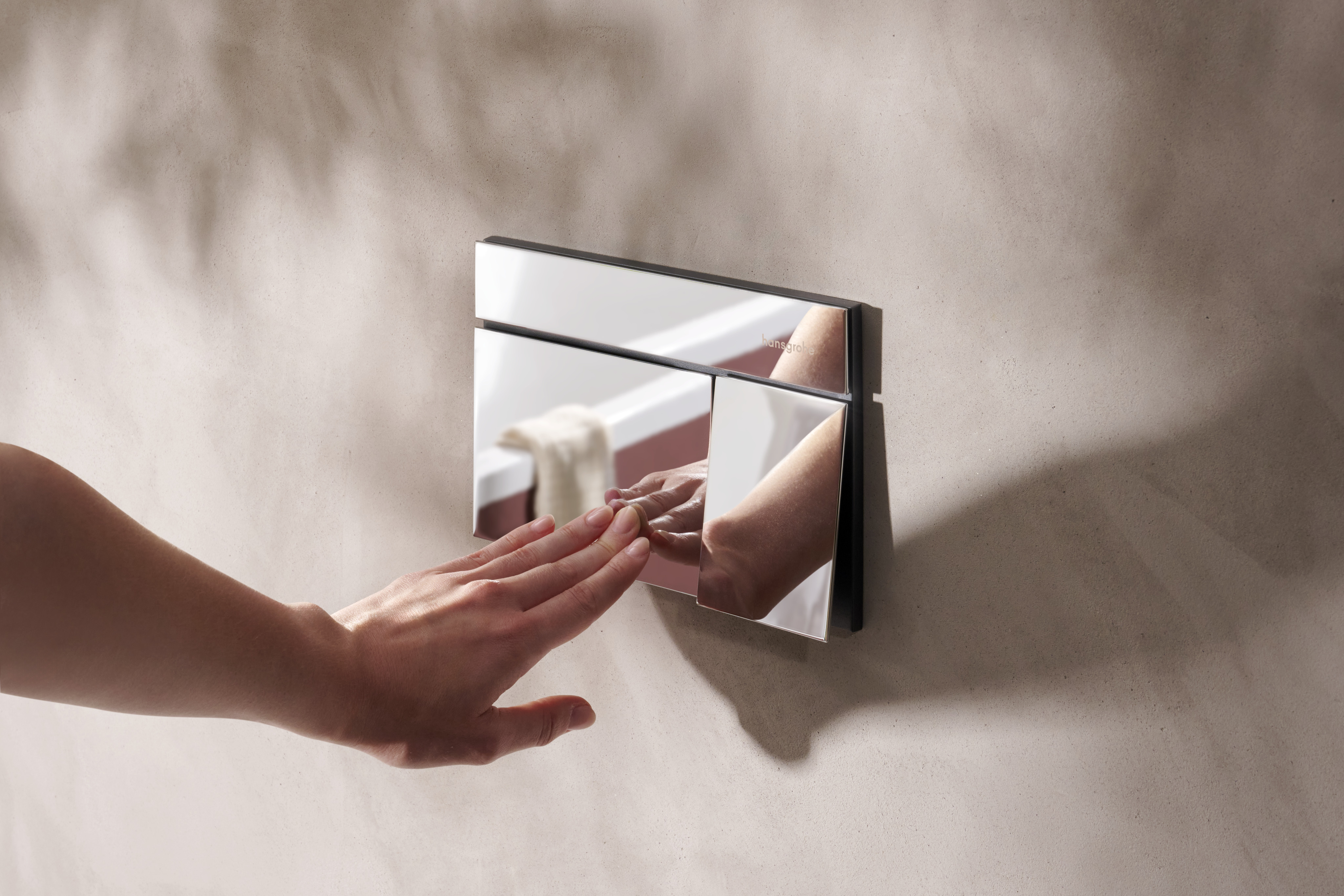 Detailný pohľad: Splachovacie tlačidlo pre splachovanie dual flush 1