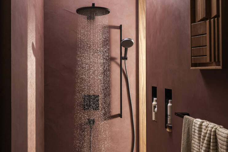 Close-up: Overhead shower 300 1jet EcoSmart 5