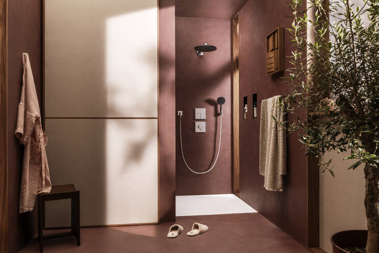 Detailný pohľad: Horná sprcha 300 2jet so sprchovým ramenom 6