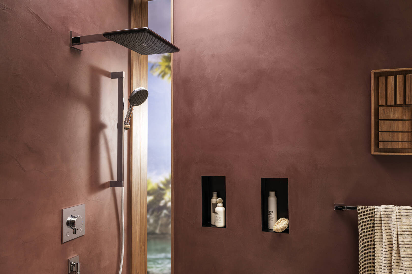 Close-up: Overhead shower 210/340 1jet EcoSmart 3