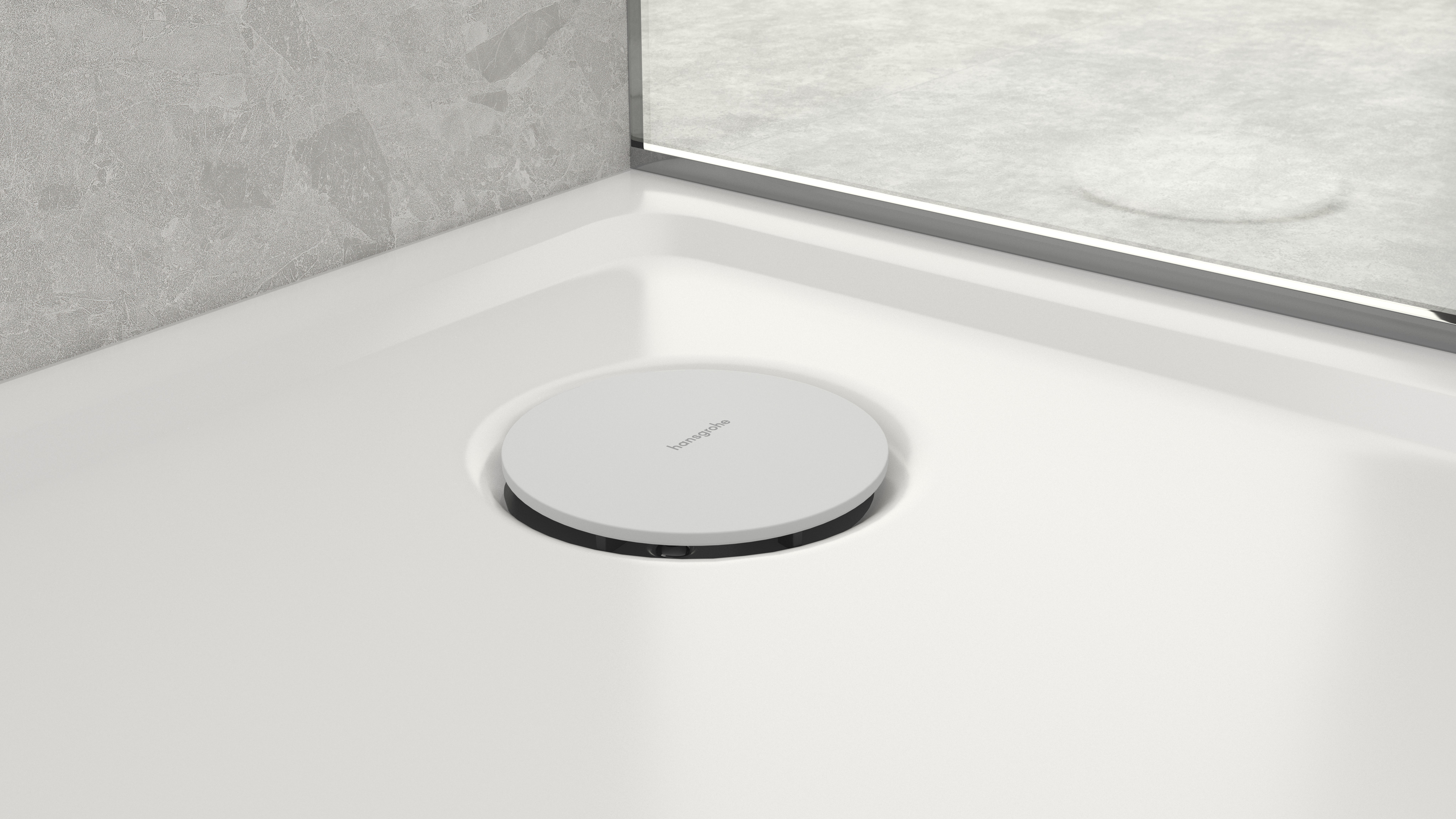 Fermer : Bonde pour receveur de douche 2