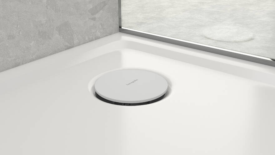 Close-up: Finish set waste set for shower tray 2