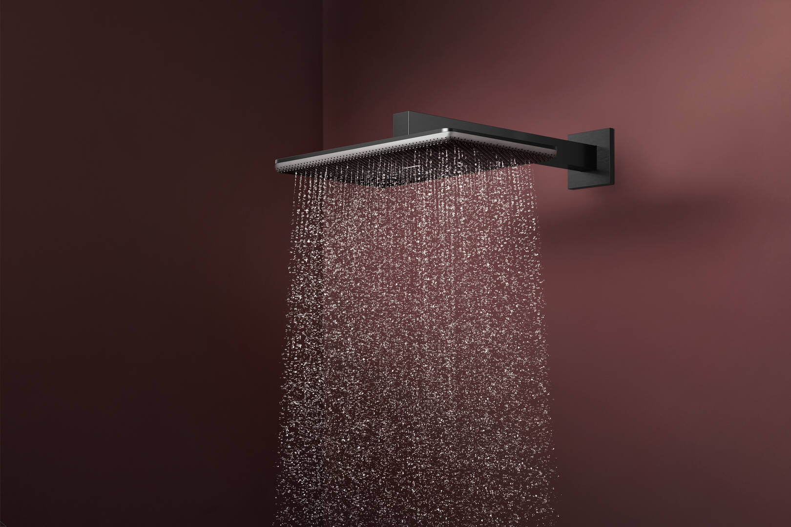 Close-up: Overhead shower 210/340 2jet with shower arm 1