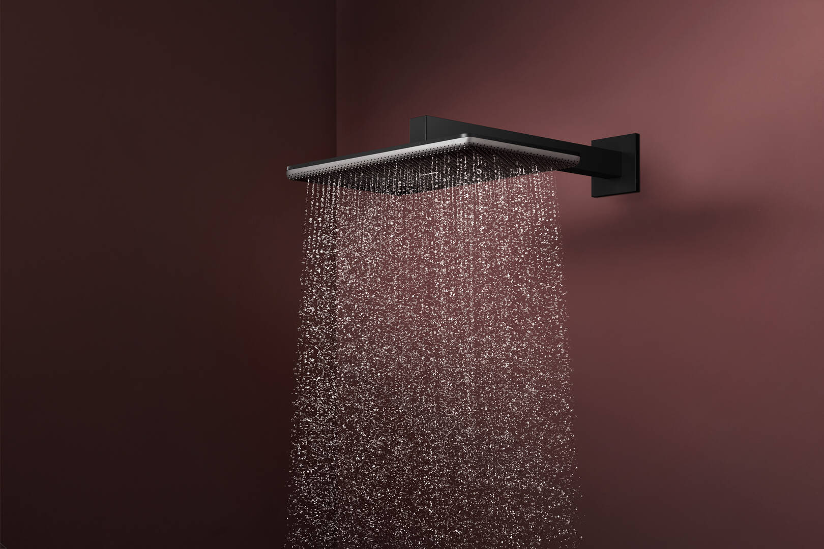 Close-up: Overhead shower 210/340 2jet with shower arm 1