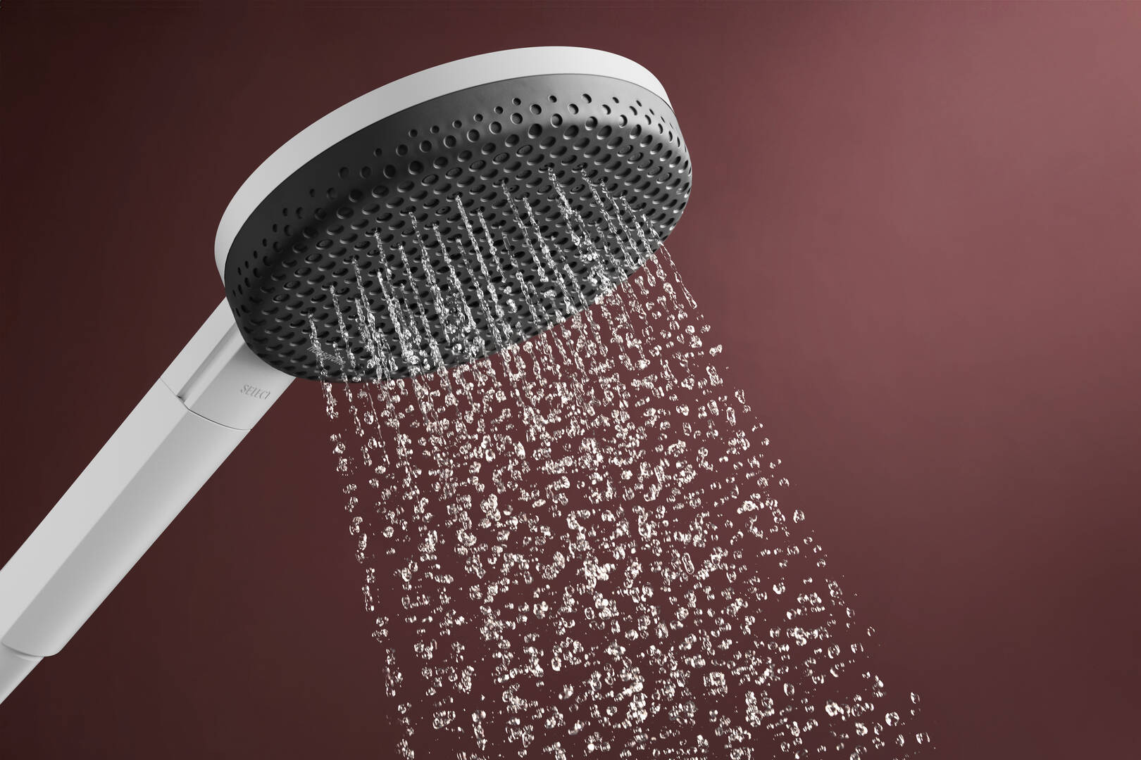 Primer plano: Juego de soporte para ducha 125 3jet EcoSmart con manguera textil Designflex de 160 cm 4