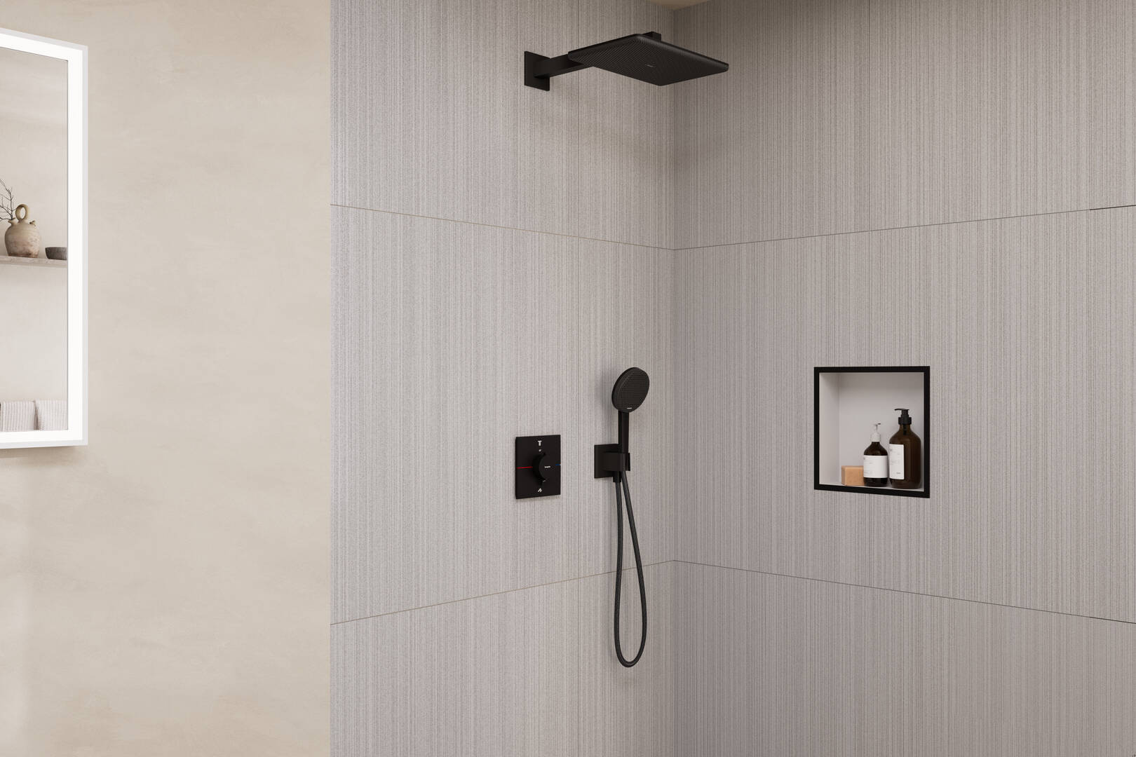 Közeli kép: Zuhanytartó szett 210/340  1jet