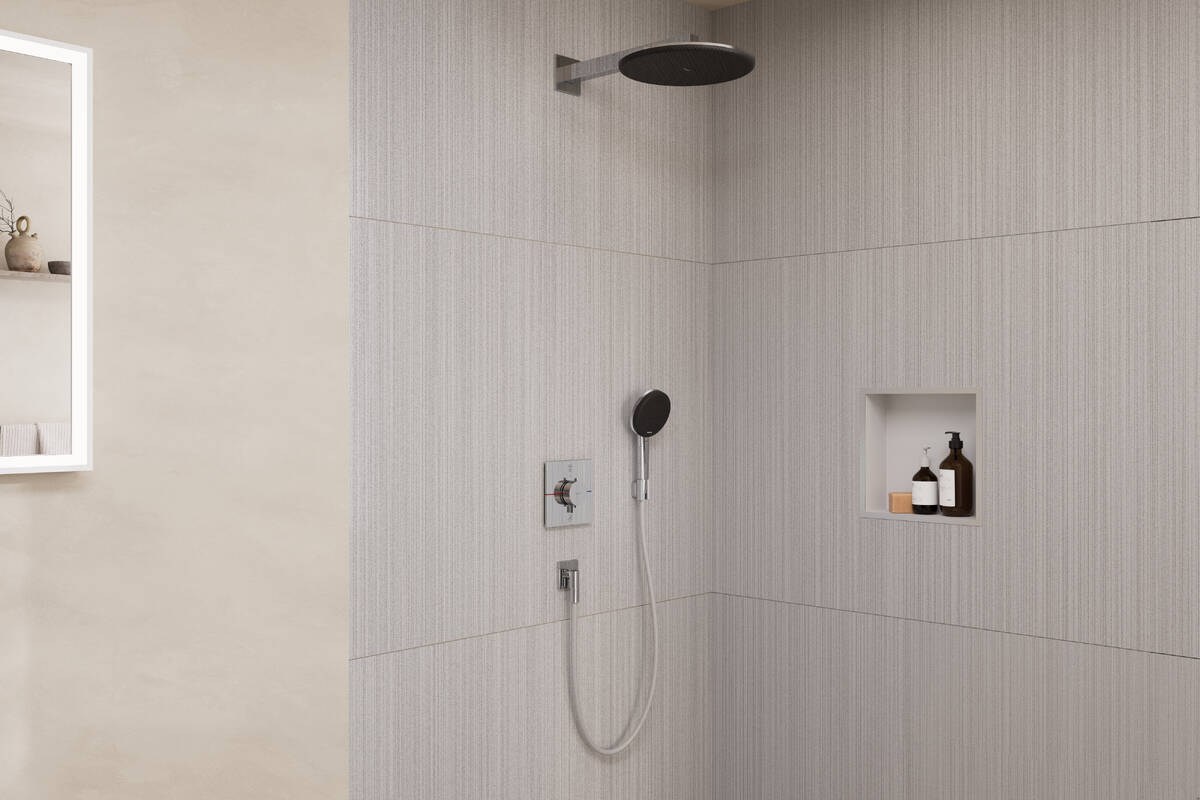hansgrohe Shower combination: Raindance Alive S, Design ShowerSet 300 ...