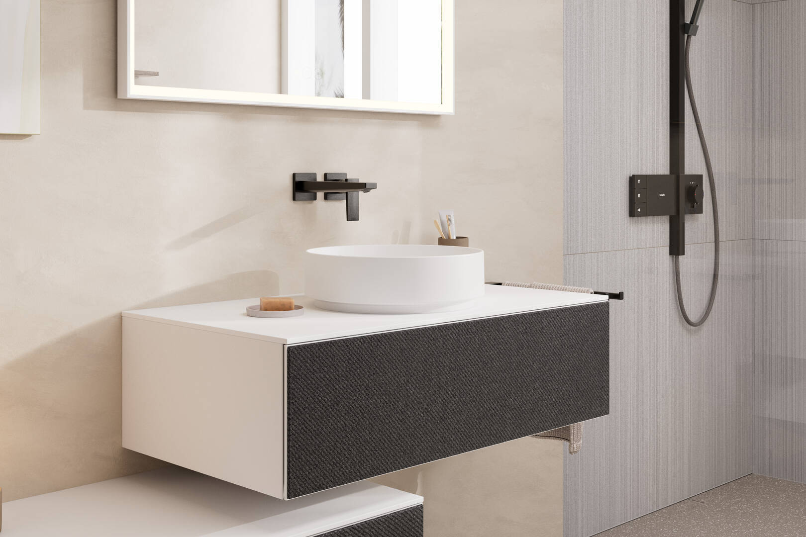 Close-up: waskom 400/400 zonder kraangat en overloop 1