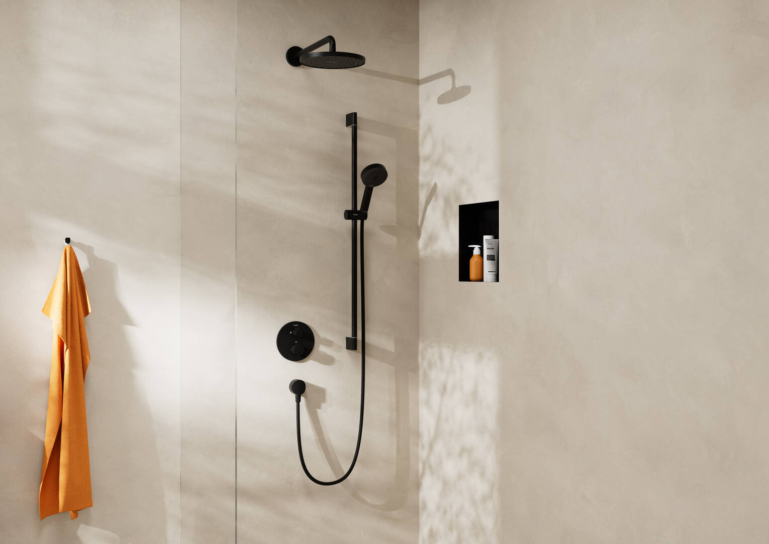 Close-up: Overhead shower 240 1jet EcoSmart 1
