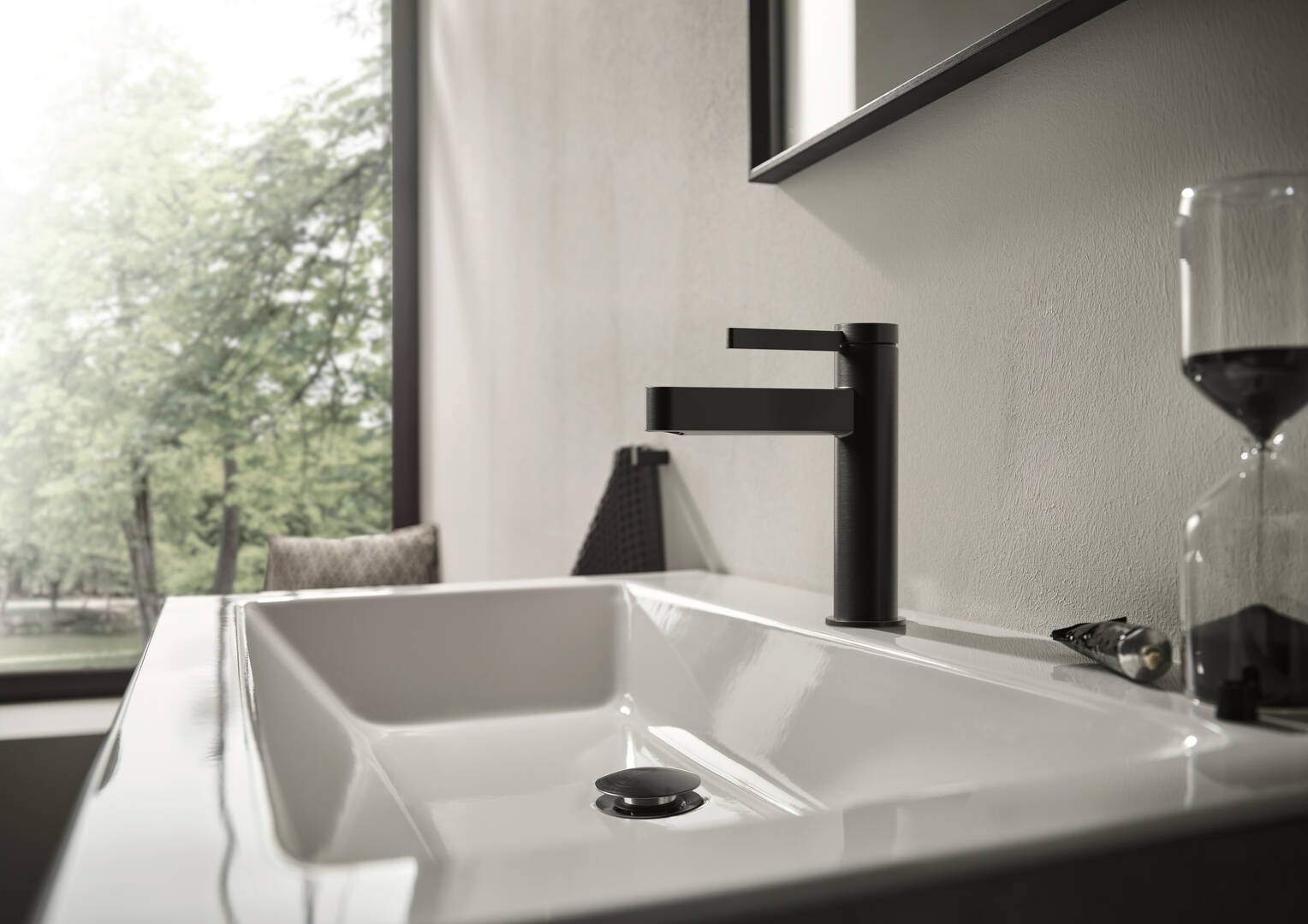 Close-Up: 1-greps servantarmatur 110 CoolStart med push-open bunnventil 1