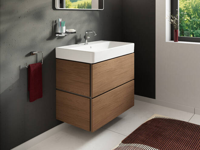 Close-up: ééngreeps wastafelkraan 110 Fine CoolStart zonder waste 8