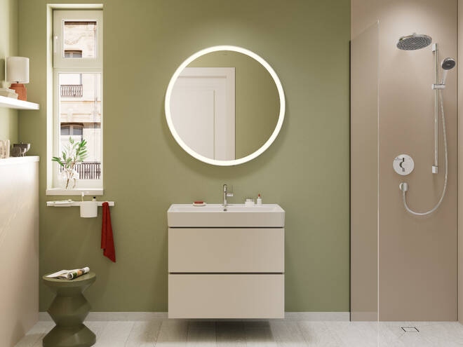 Primer plano: Mueble de baño 780/470 con 2 cajones para lavabo 1