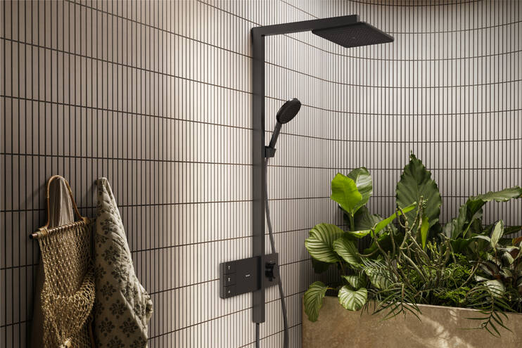 Close-Up: Showerpipe 210/340 2jet EcoSmart mit ShowerSelect Comfort 2